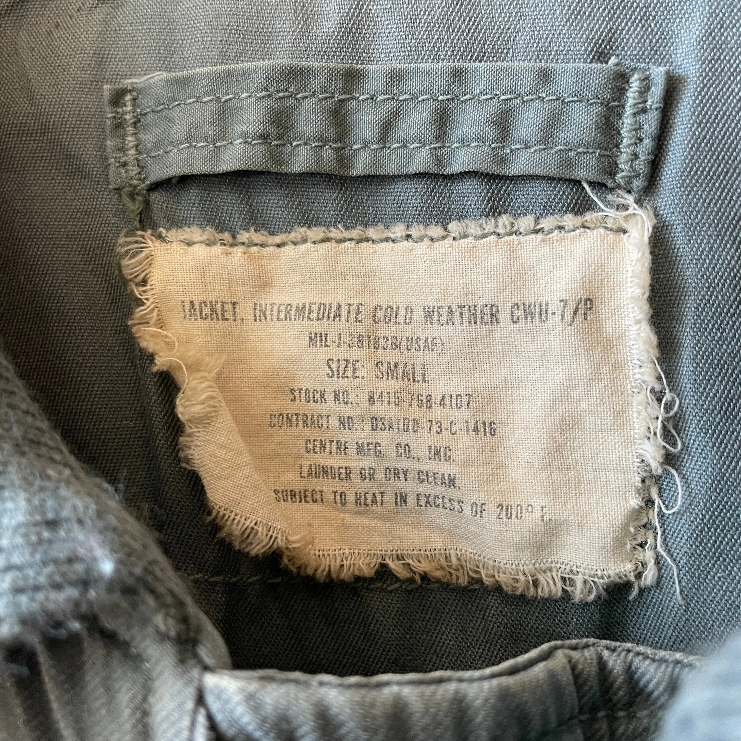 70's USAF Intermediate Cold Weather Jacket - Small