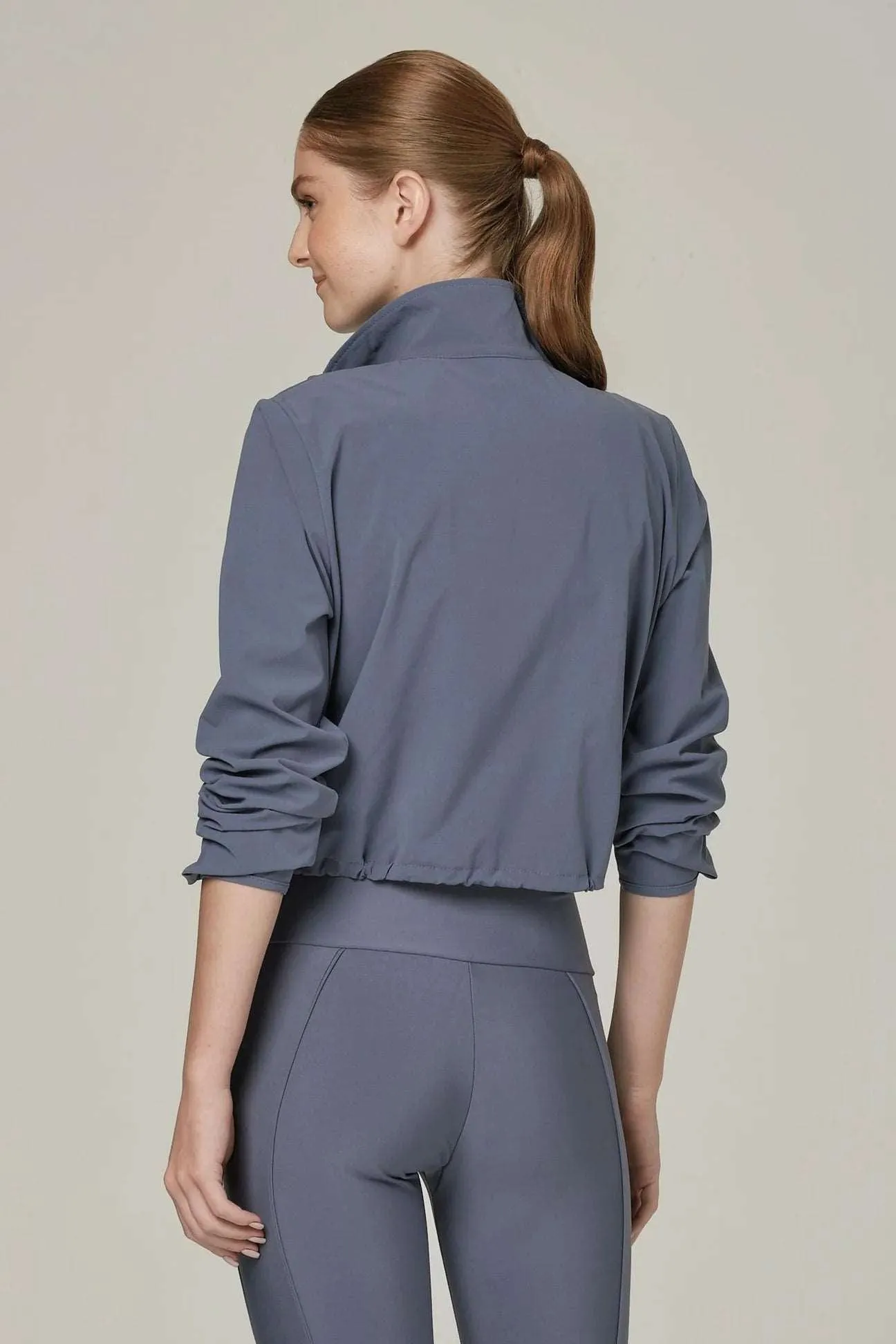 925 Fit Women's Short Coming Waterproof Jacket - Blu-S Steel Blue
