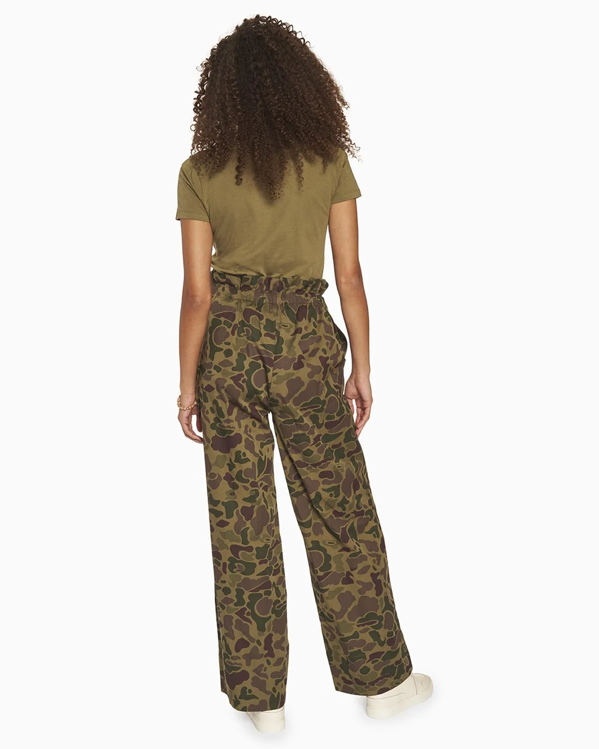 Alysia Print Paperbag Pant