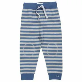 Baby Boys Organic Navy Stripy Joggers