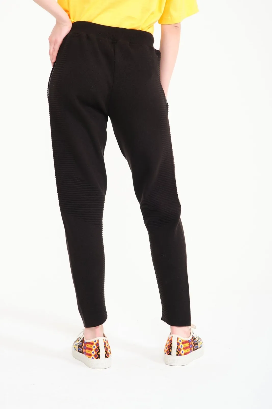 Black Cardigan & Joggers Set