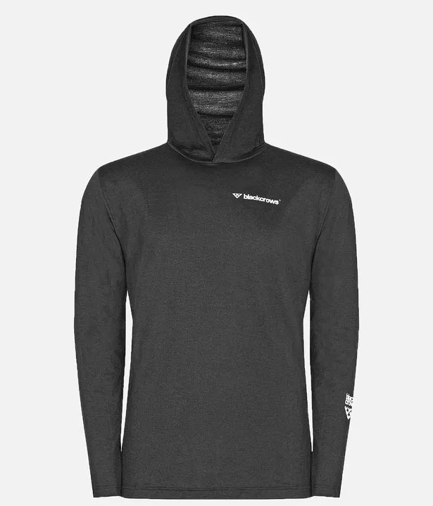 Black Crows Men's Merino Blend Hoodie T-Shirt