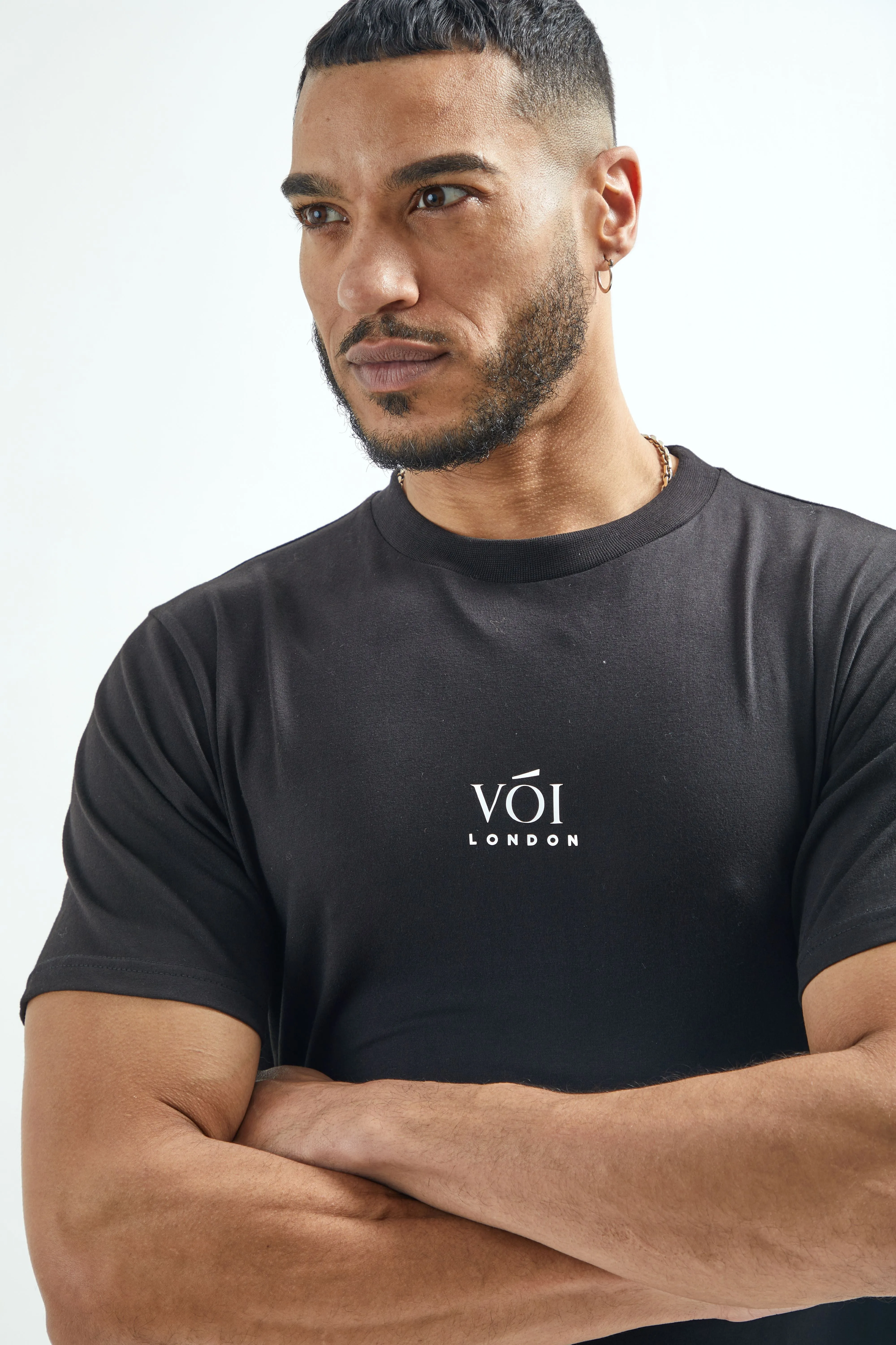 Broadwick T-Shirt & Shorts Set - Black