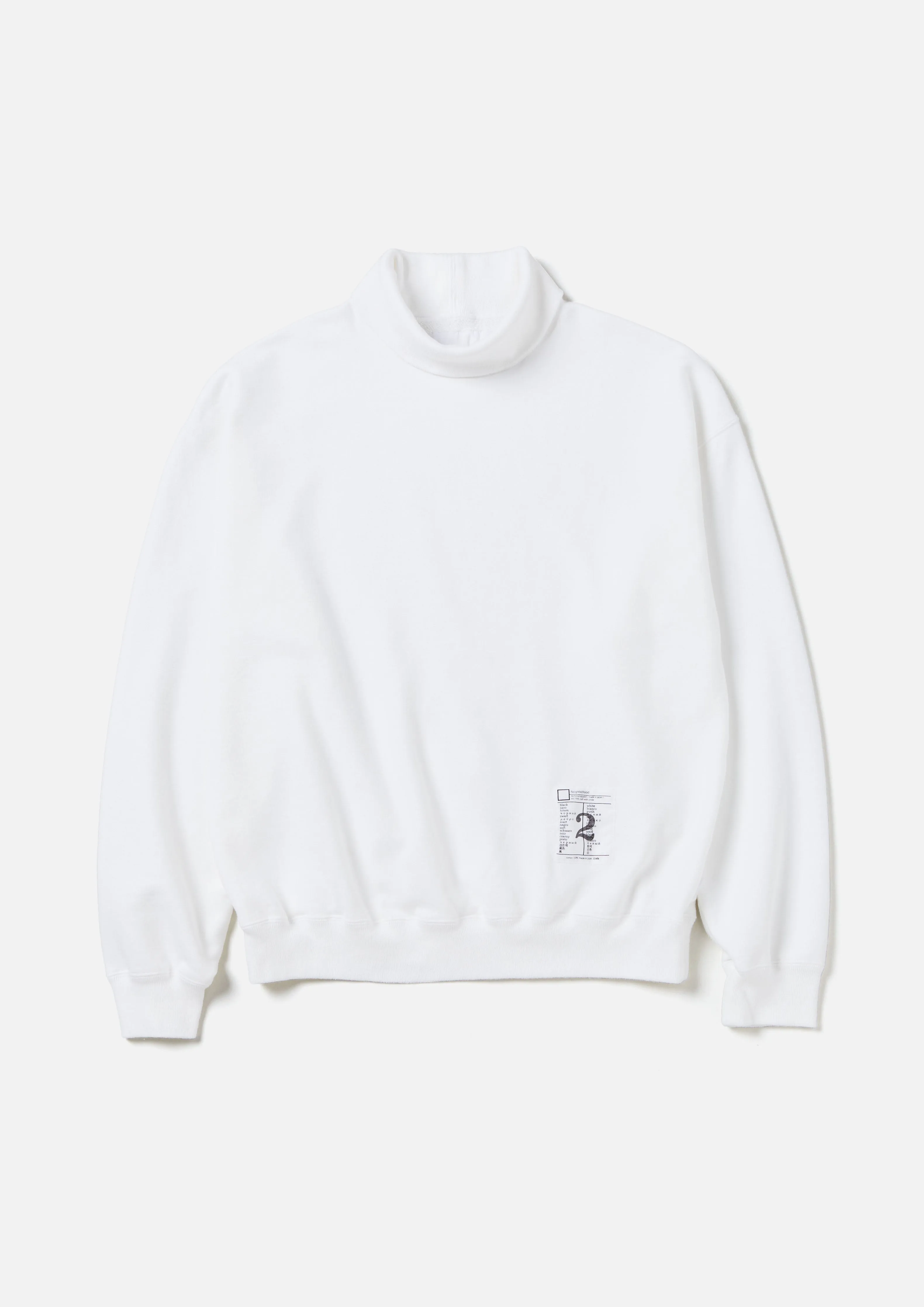 BW . SWEAT TURTLENECK LS