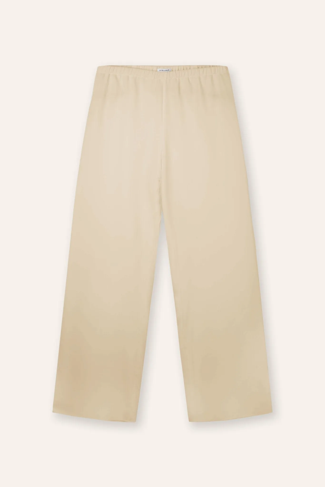 CADY wide-leg pants (Milk)