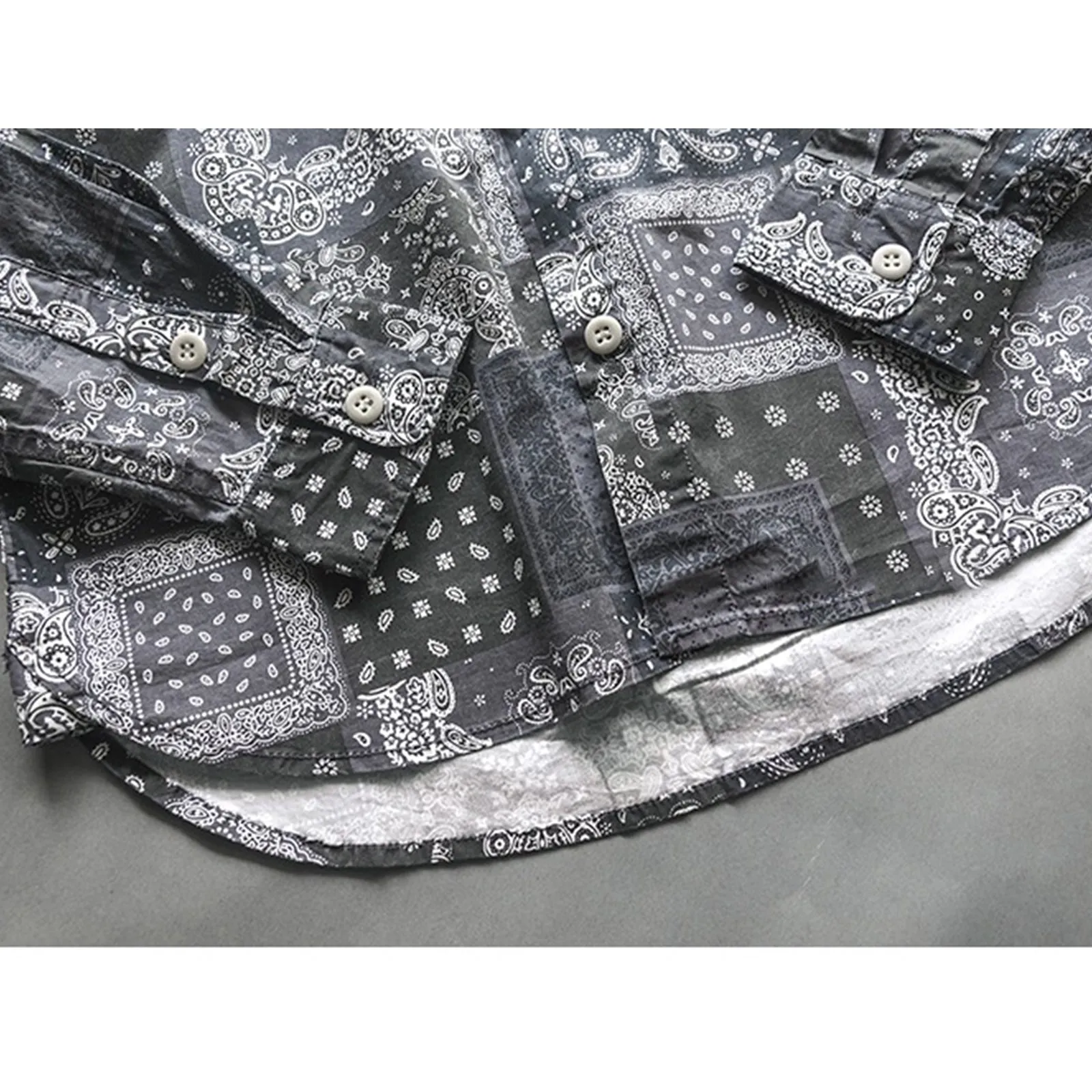 Cashew Fower Shirt Street Style Shirt Vintage Shirt