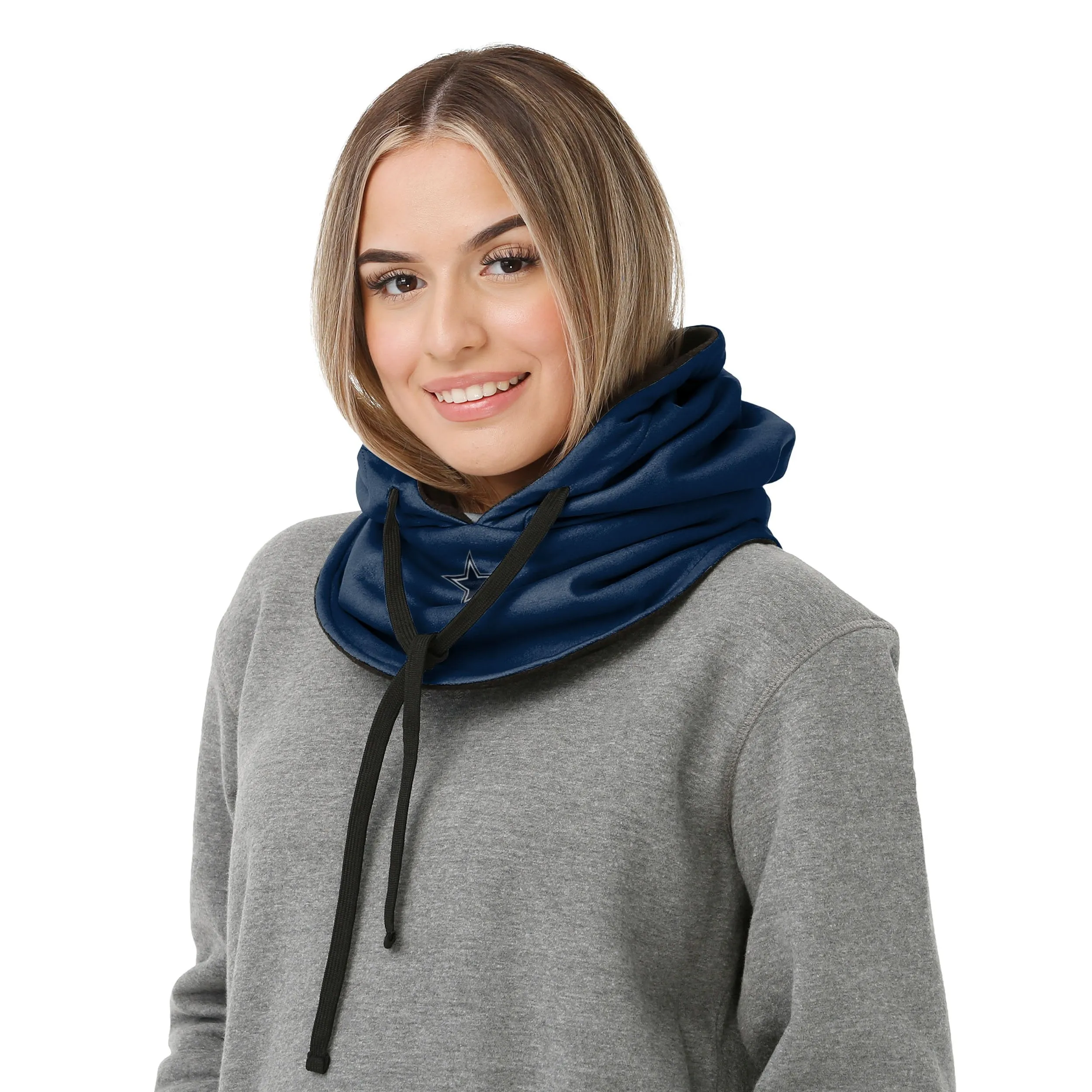 Dallas Cowboys NFL Drawstring Hooded Gaiter -