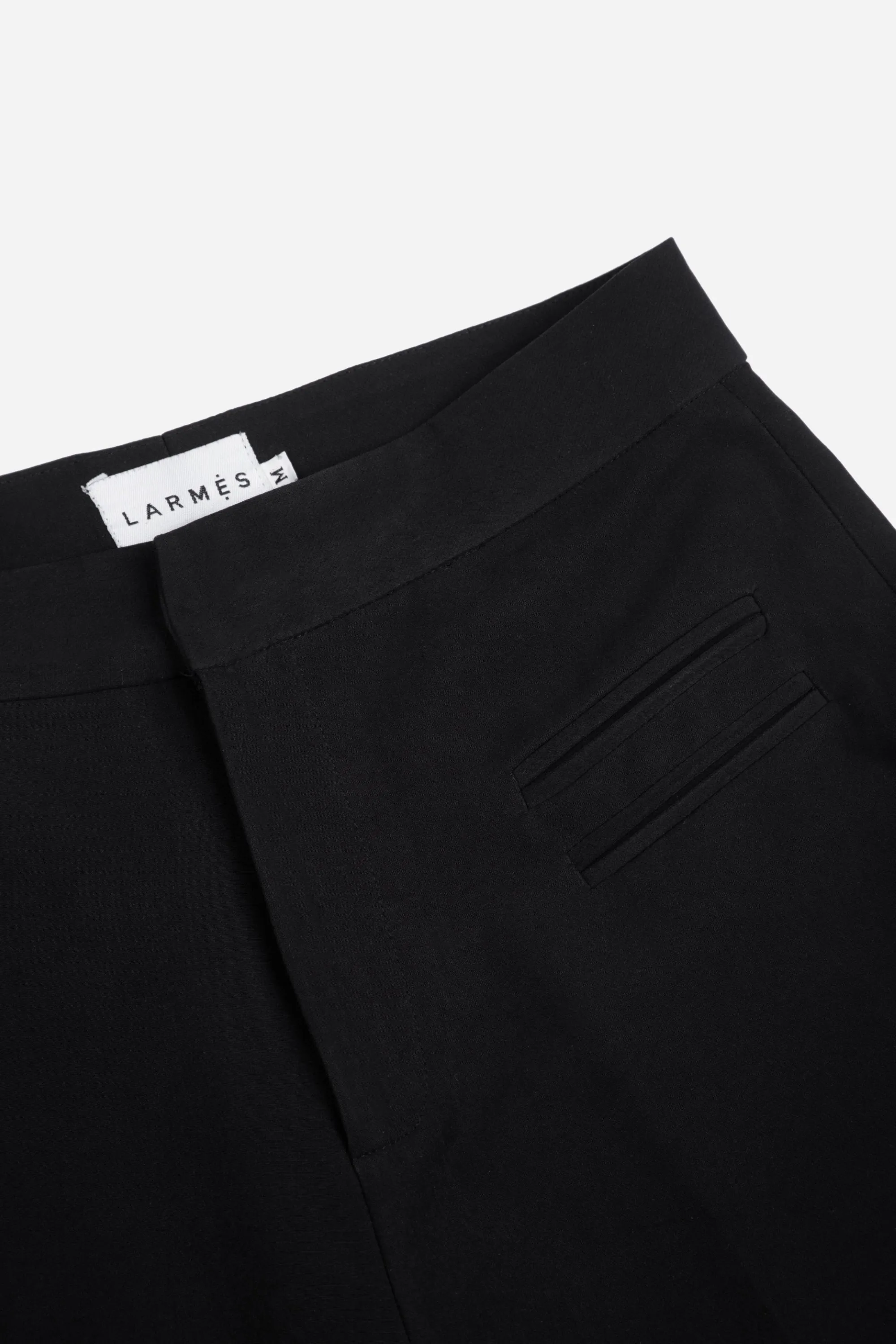 Emerson Straight Wide Leg Spandex Homespun Ankle Length Pants