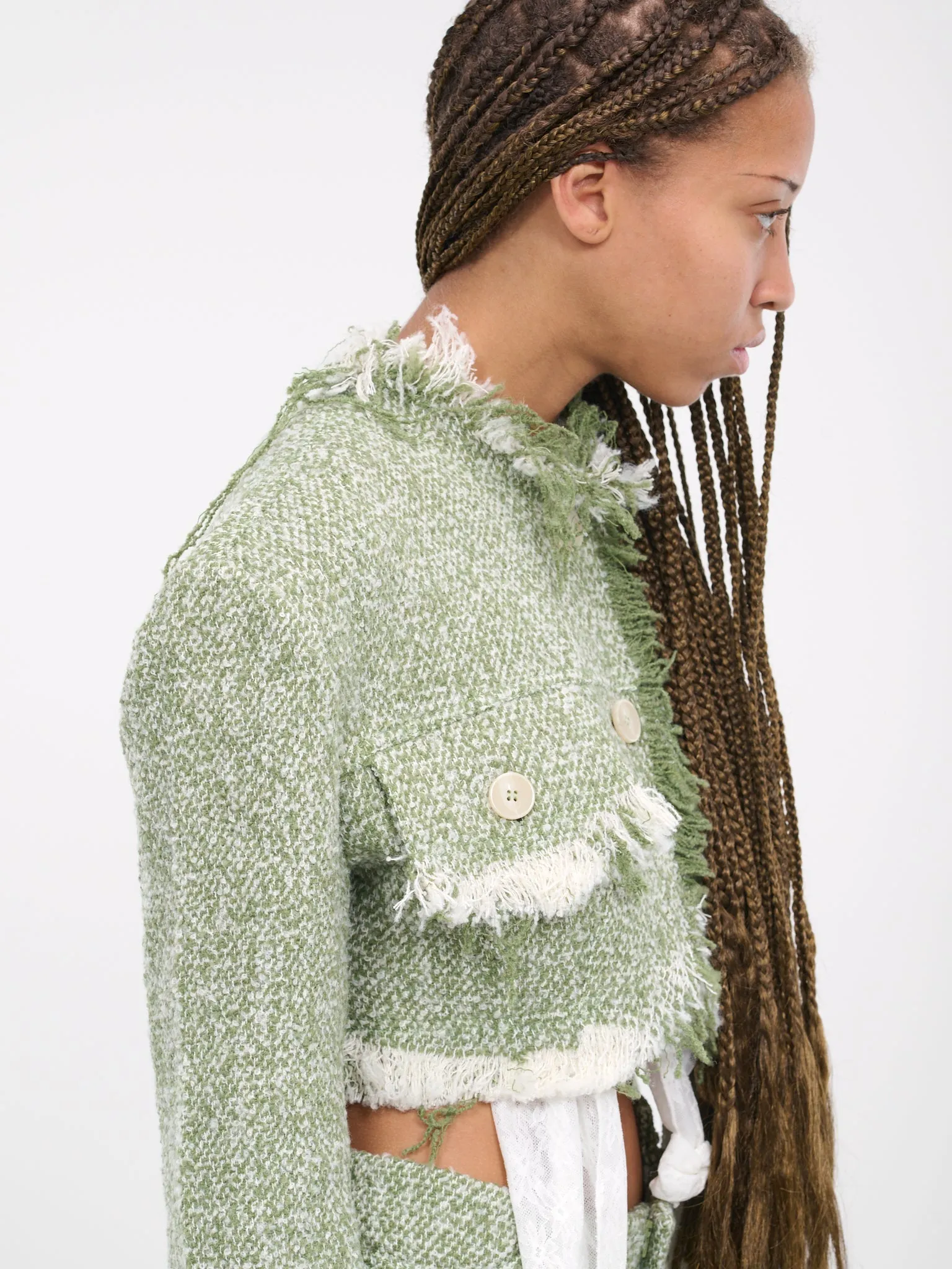Frayed Jacket (OOJK04-GREEN)