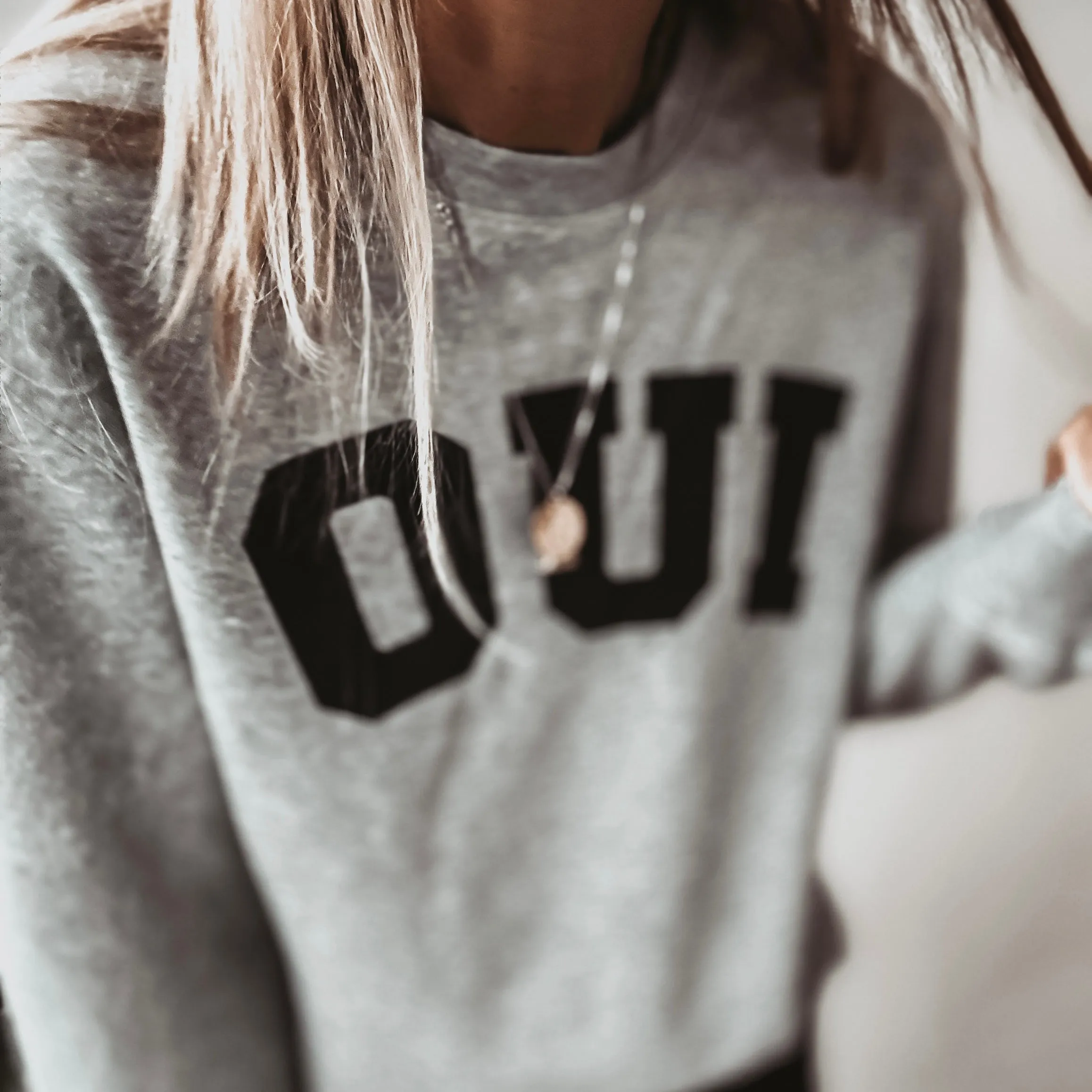 GREY OUI sweatshirt *relaxed style* NEW