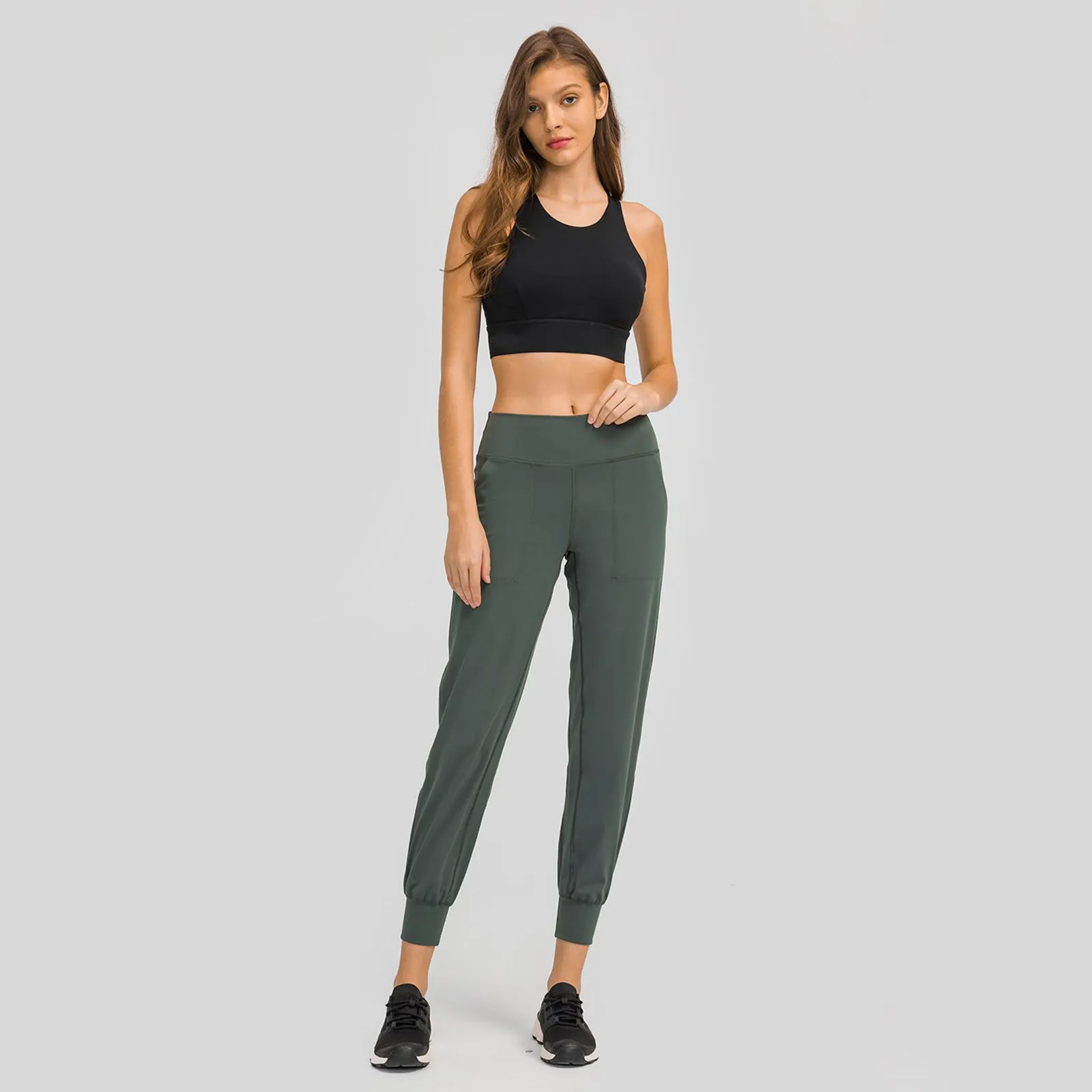 High Rise Side Pocket Joggers