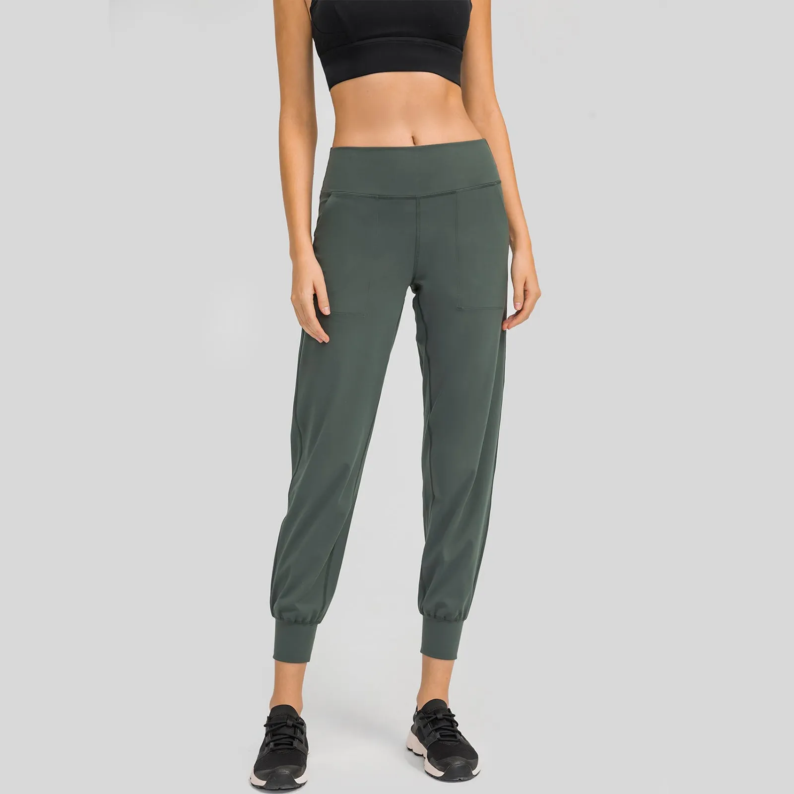 High Rise Side Pocket Joggers