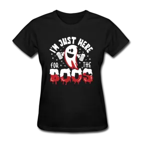 I'm Just Here For The Boos Women's Funny Halloween T-Shirt
