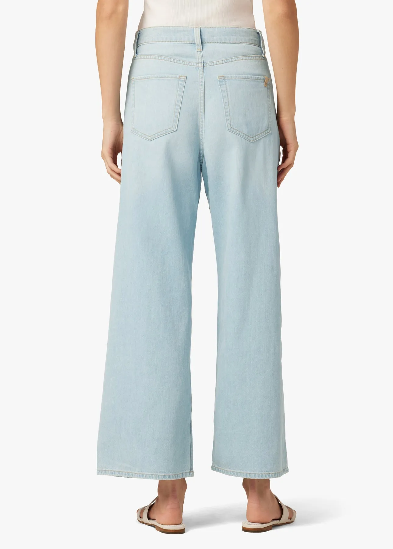 Joes Jeans The Pleated Wide Leg Ankle Weightless in Charming