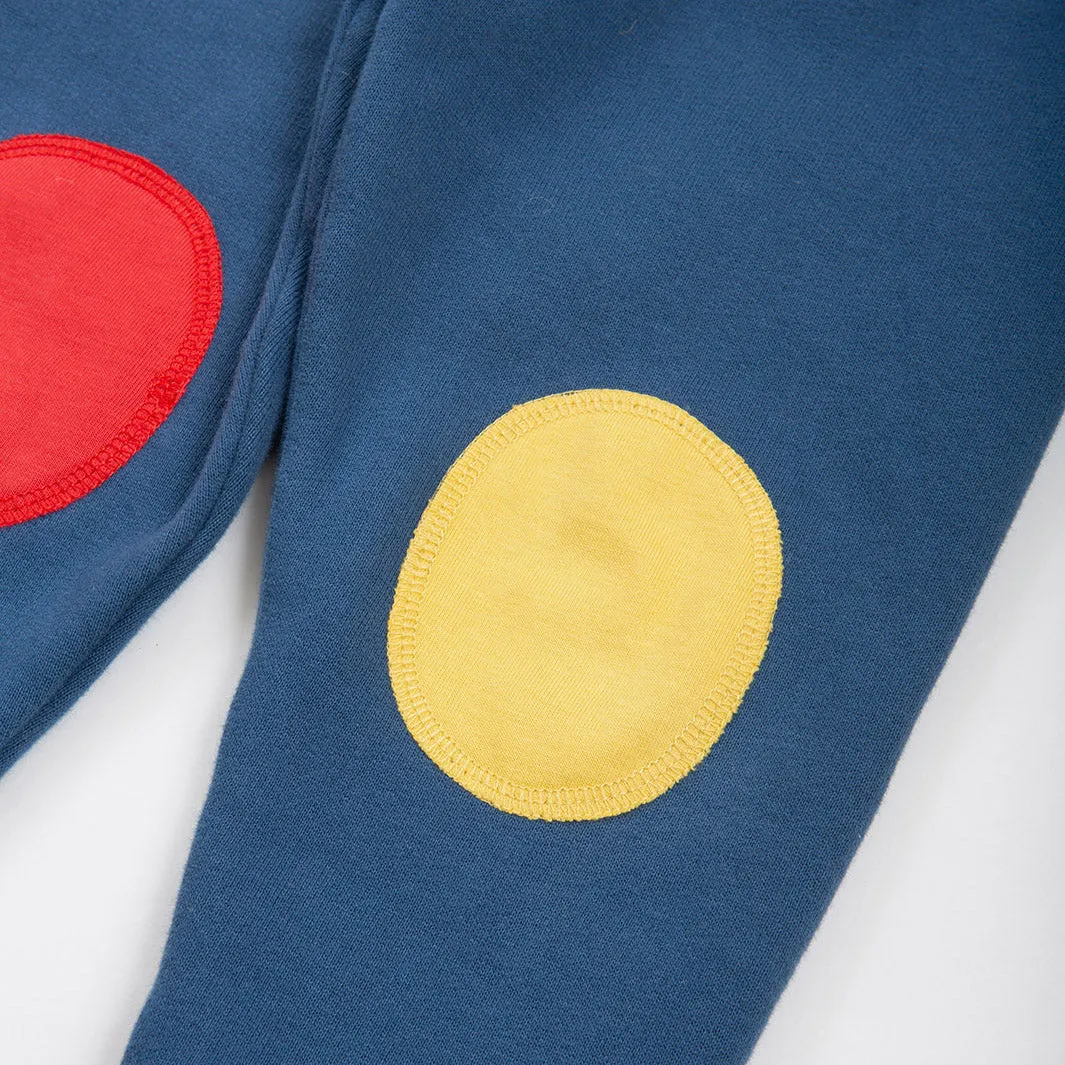 Knee patch joggers- navy
