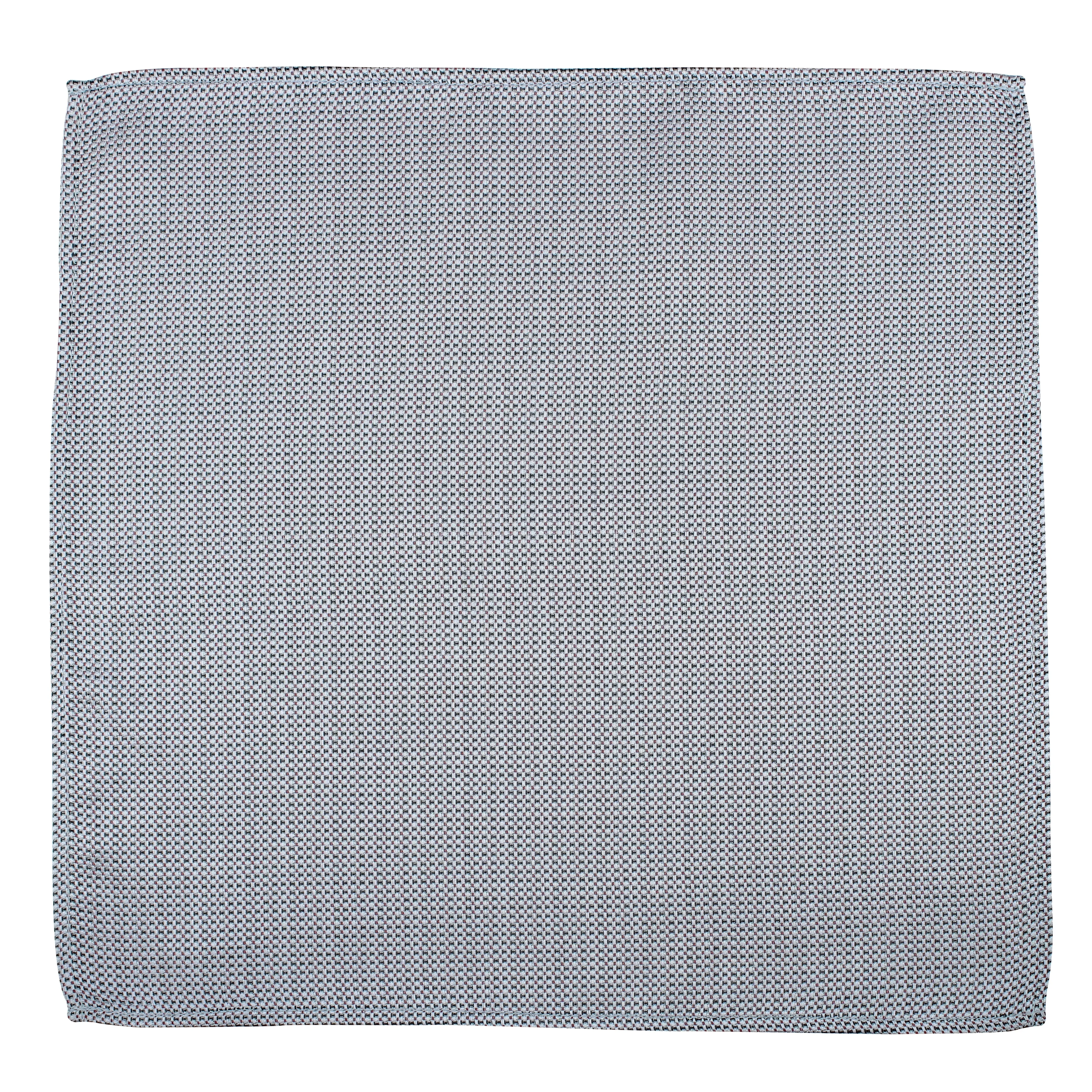 Kovove Grey Polka Dot Pocket Square For Men