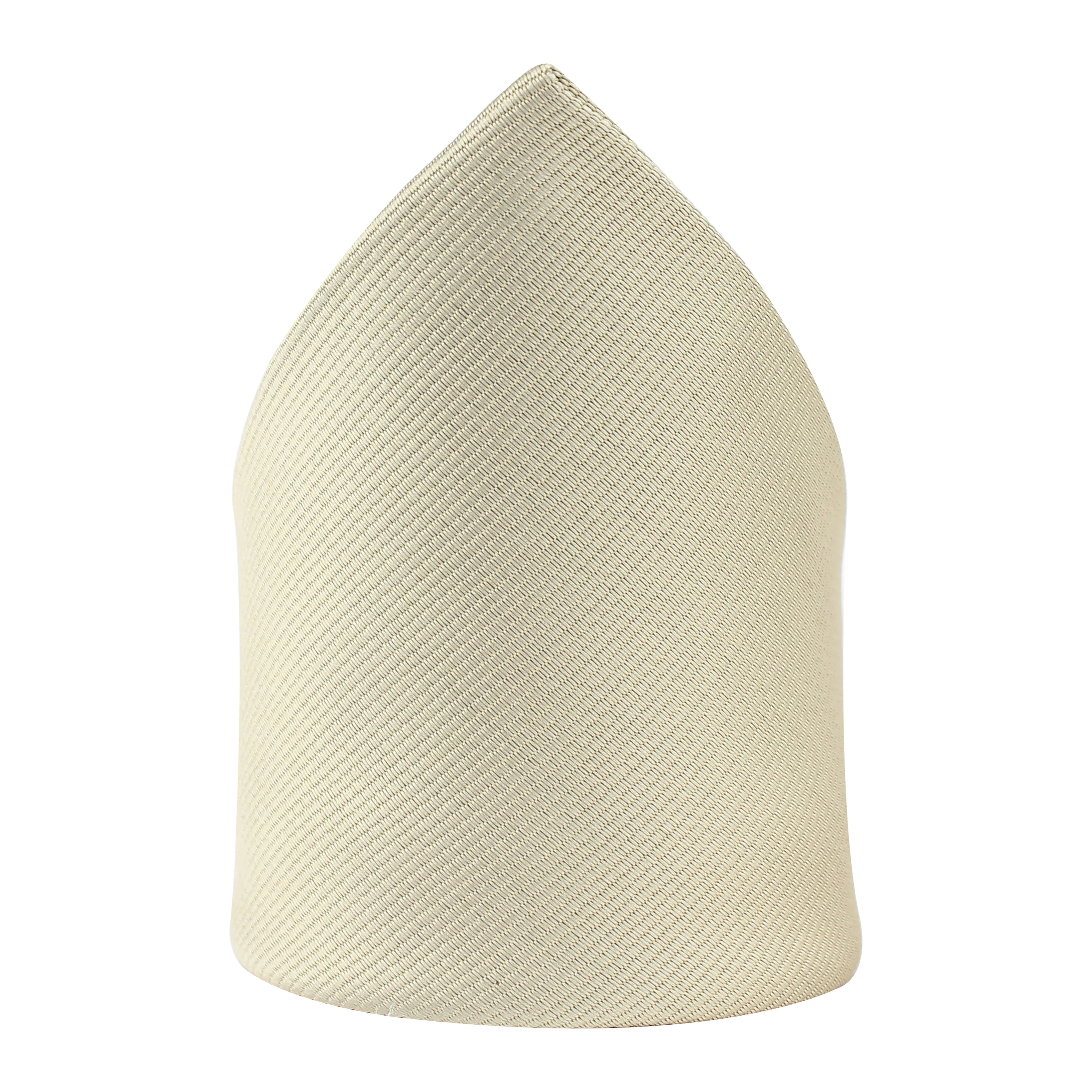 Kovove Grey Solid Pocket Square For Men