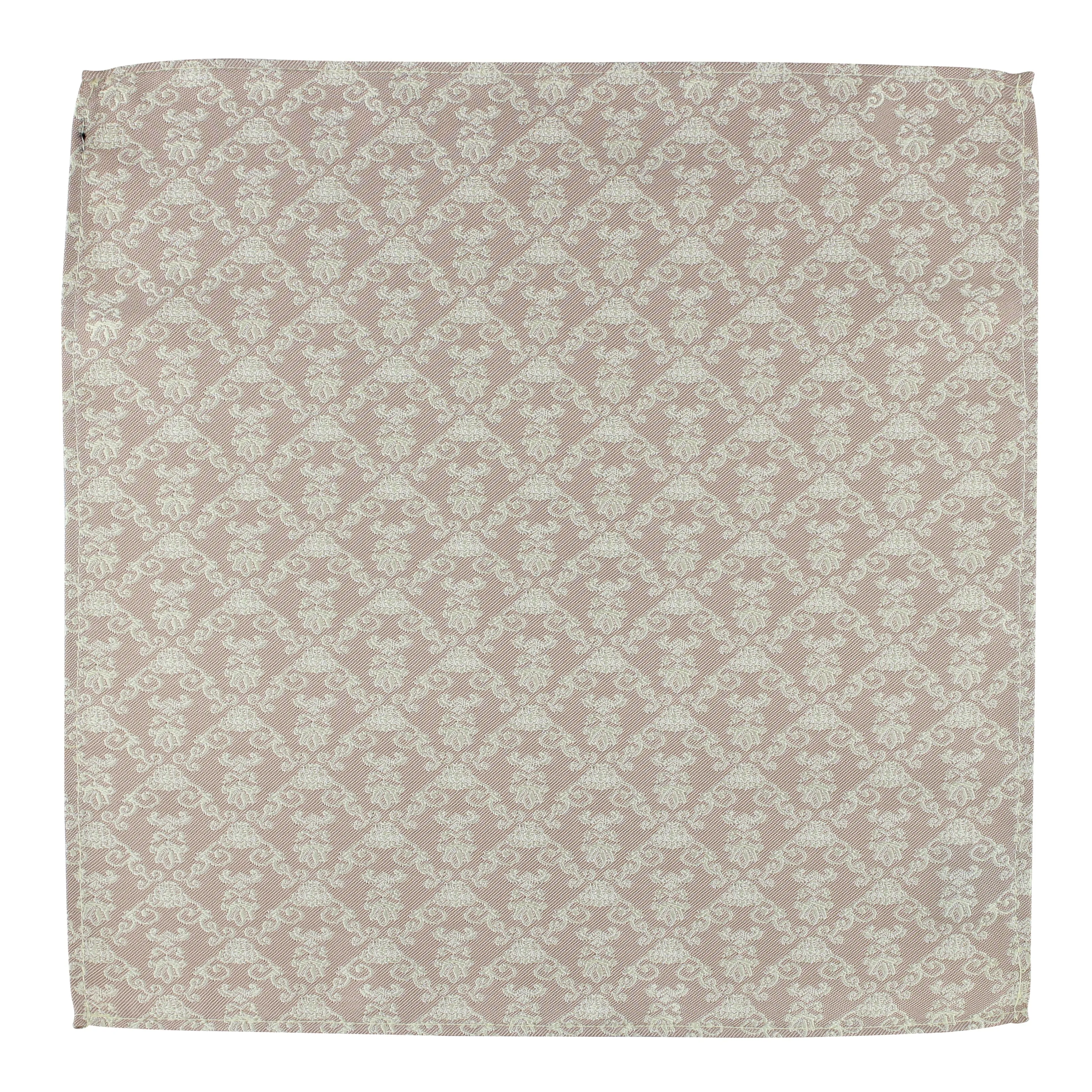 Kovove The Artistic Abstract Beige Pocket Square For Men