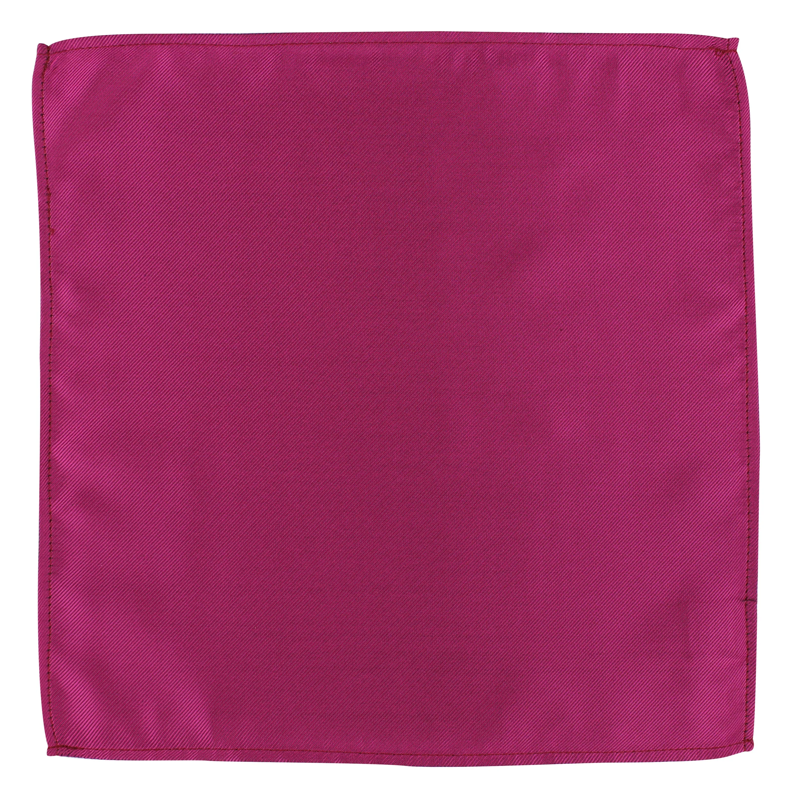Kovove The Essentials Self Striped Pink Pocket Square For Men