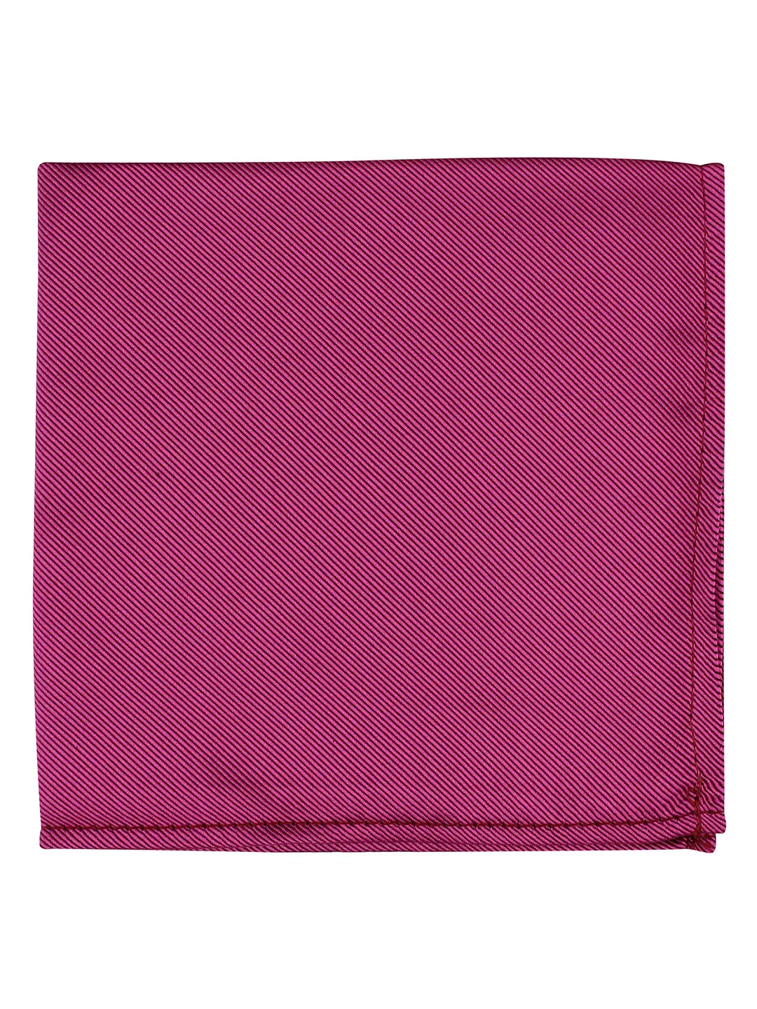 Kovove The Essentials Self Striped Pink Pocket Square For Men