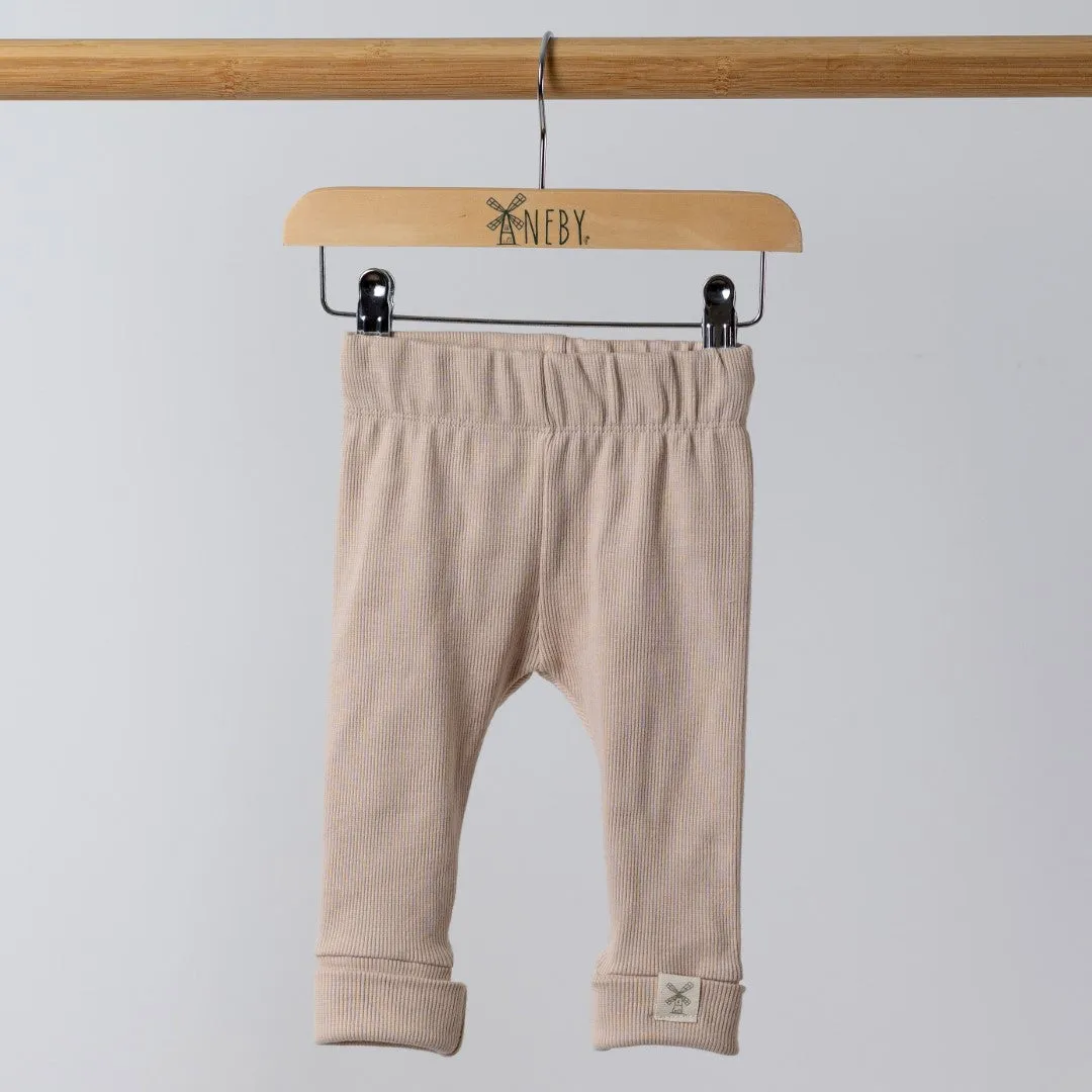 Leggings with Rolled Cuff
