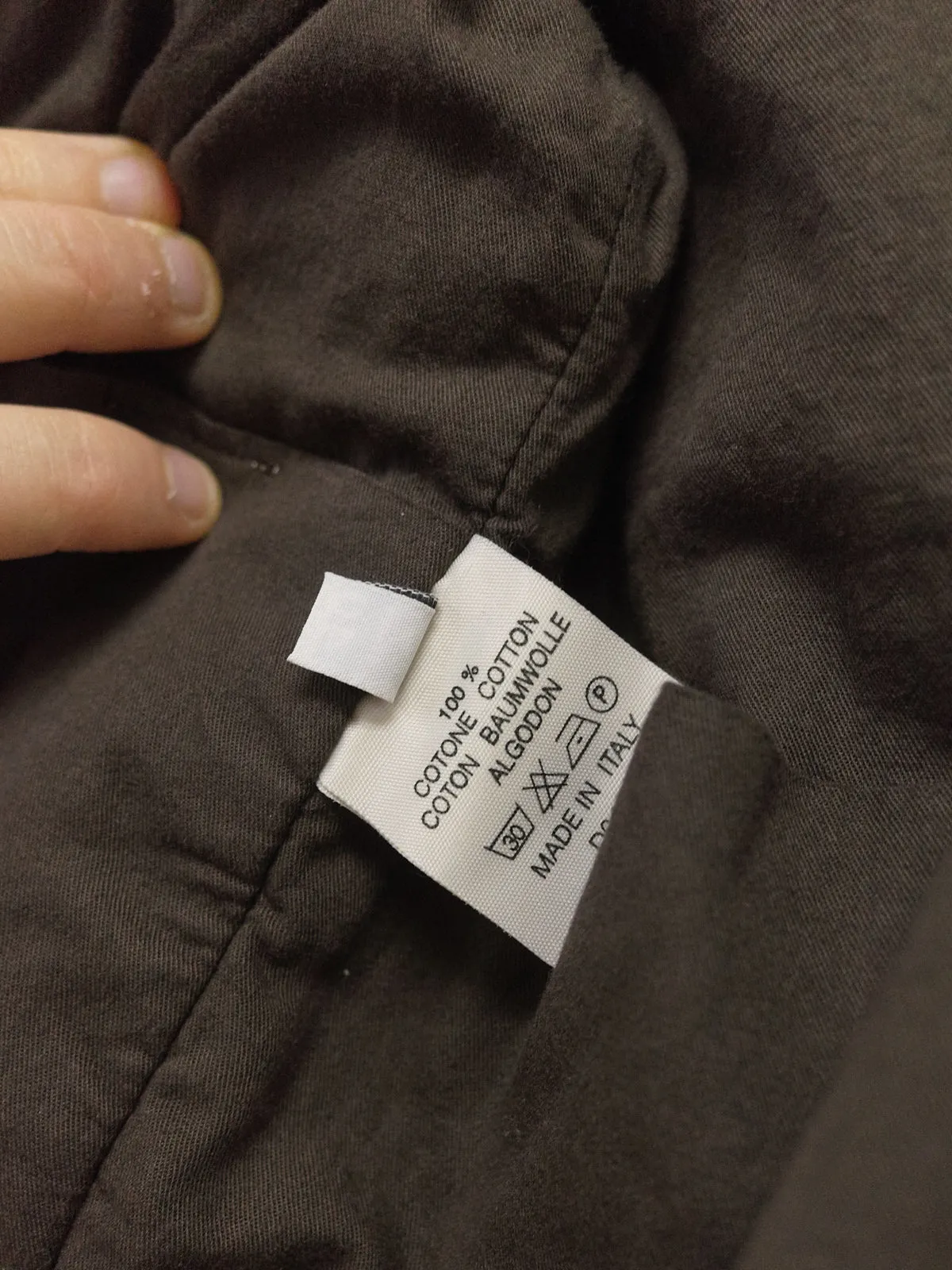 Maison Martin Margiela 6 2000s brown corduroy neck warmer "SHORT" jacket - sz 40