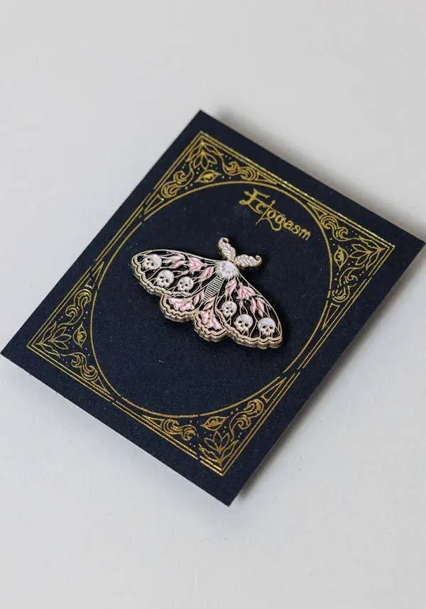 Moth & Skulls | ENAMEL PIN