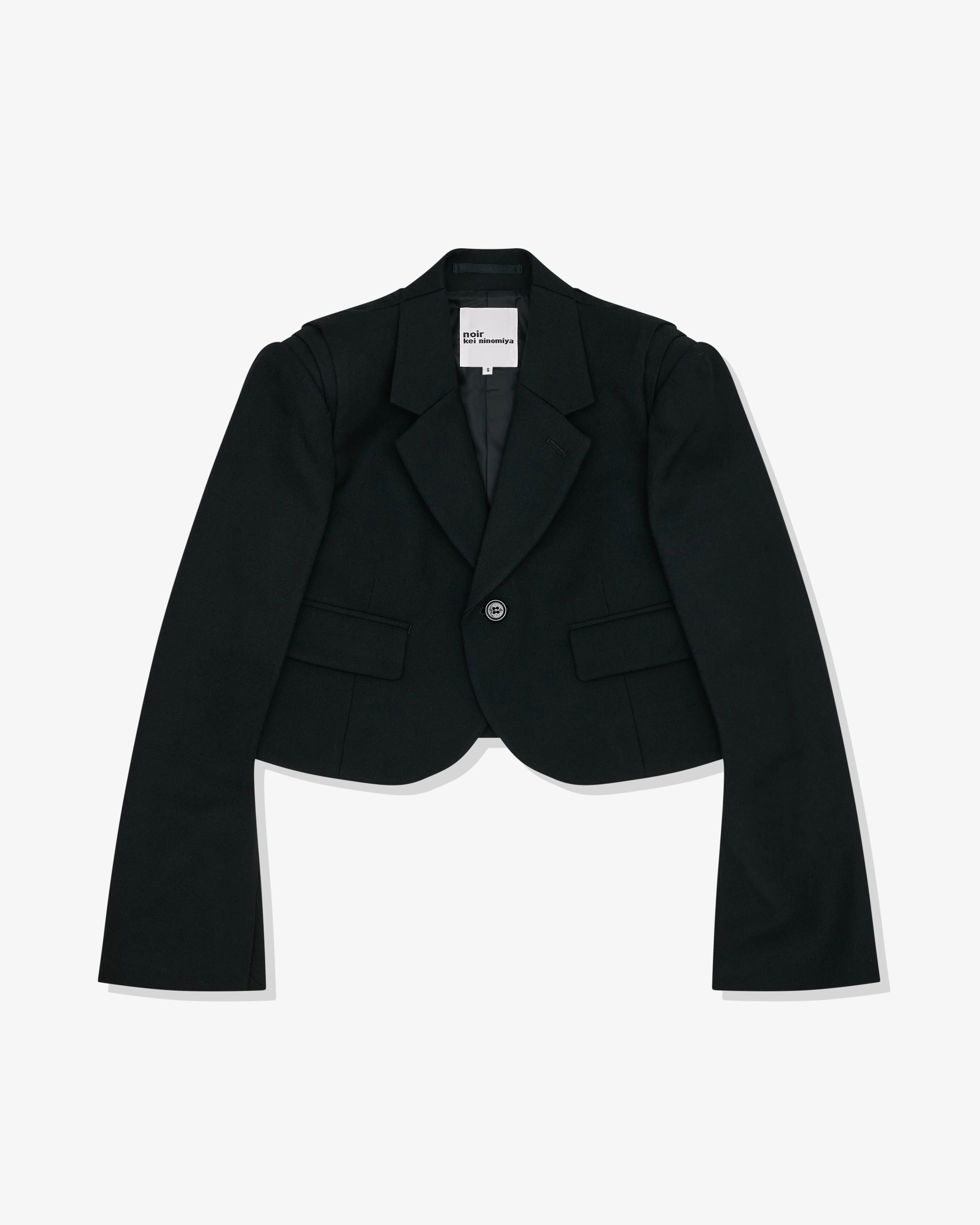Noir Kei Ninomiya - Women's Wool Cropped Jacket - (Black)