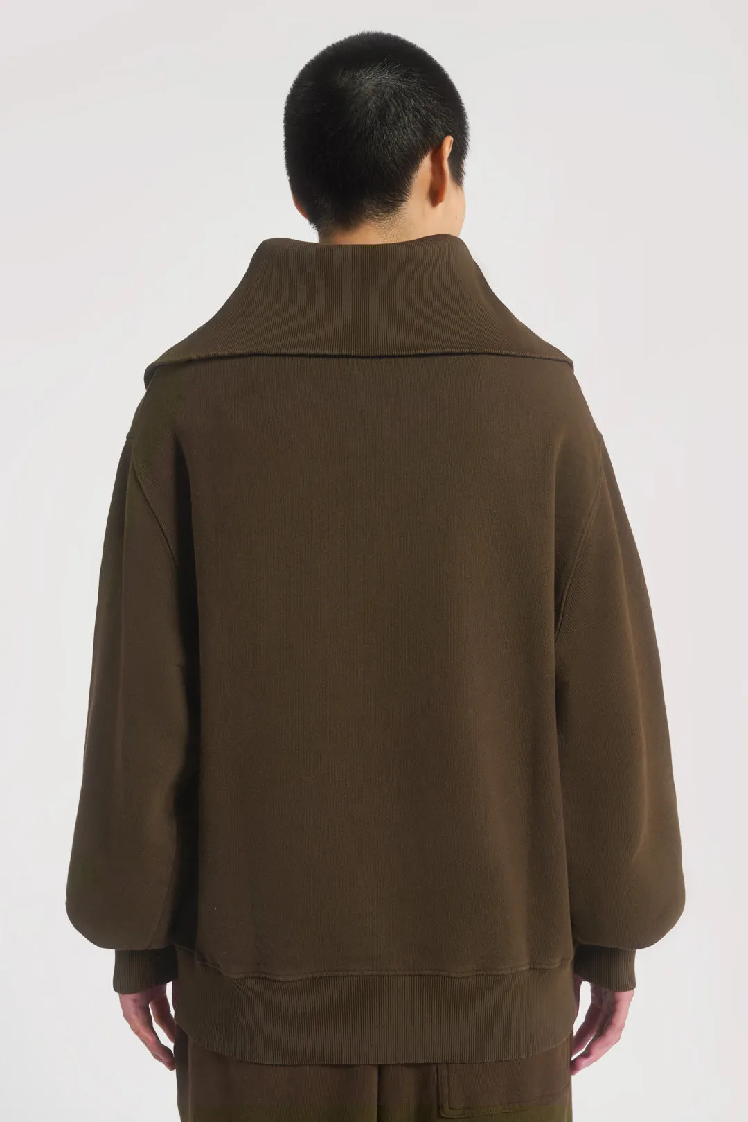 NTRLS Mocha Quarter Zip Sweatshirt