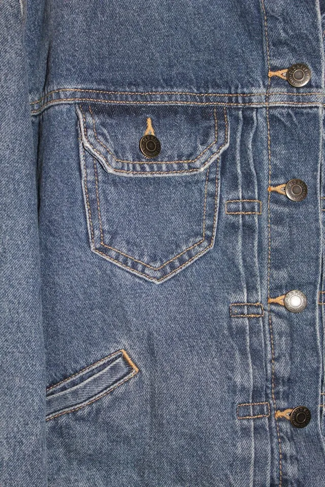 OLD NAVY - DENIM JACKET CROPPED BUTTON UP