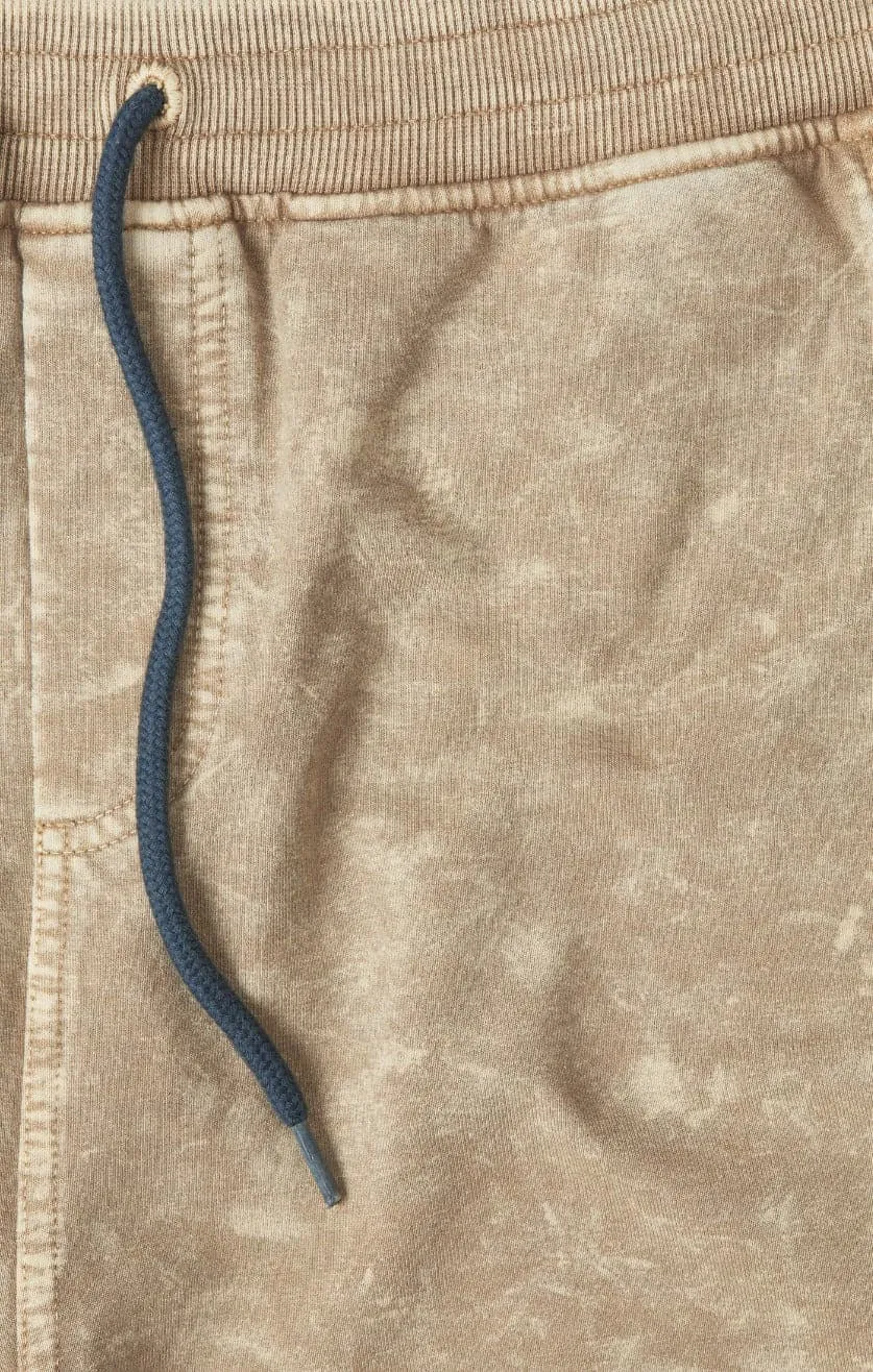 Olive Acid-Washed Short