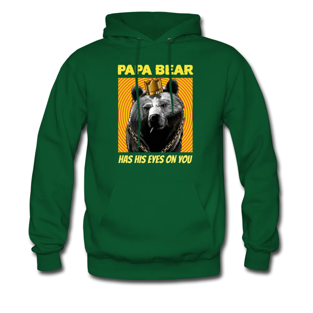 Papa Bear Has His Eyes On You Hoodie