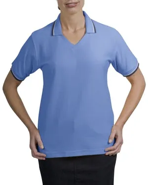 Port Authority Signature - Ladies Cool Mesh Sport Shirt with Tipping Stripe Trim.  L431