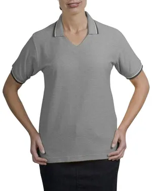 Port Authority Signature - Ladies Cool Mesh Sport Shirt with Tipping Stripe Trim.  L431