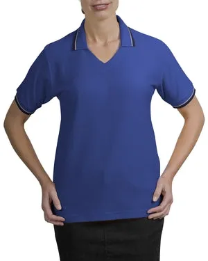 Port Authority Signature - Ladies Cool Mesh Sport Shirt with Tipping Stripe Trim.  L431