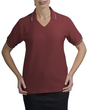 Port Authority Signature - Ladies Cool Mesh Sport Shirt with Tipping Stripe Trim.  L431