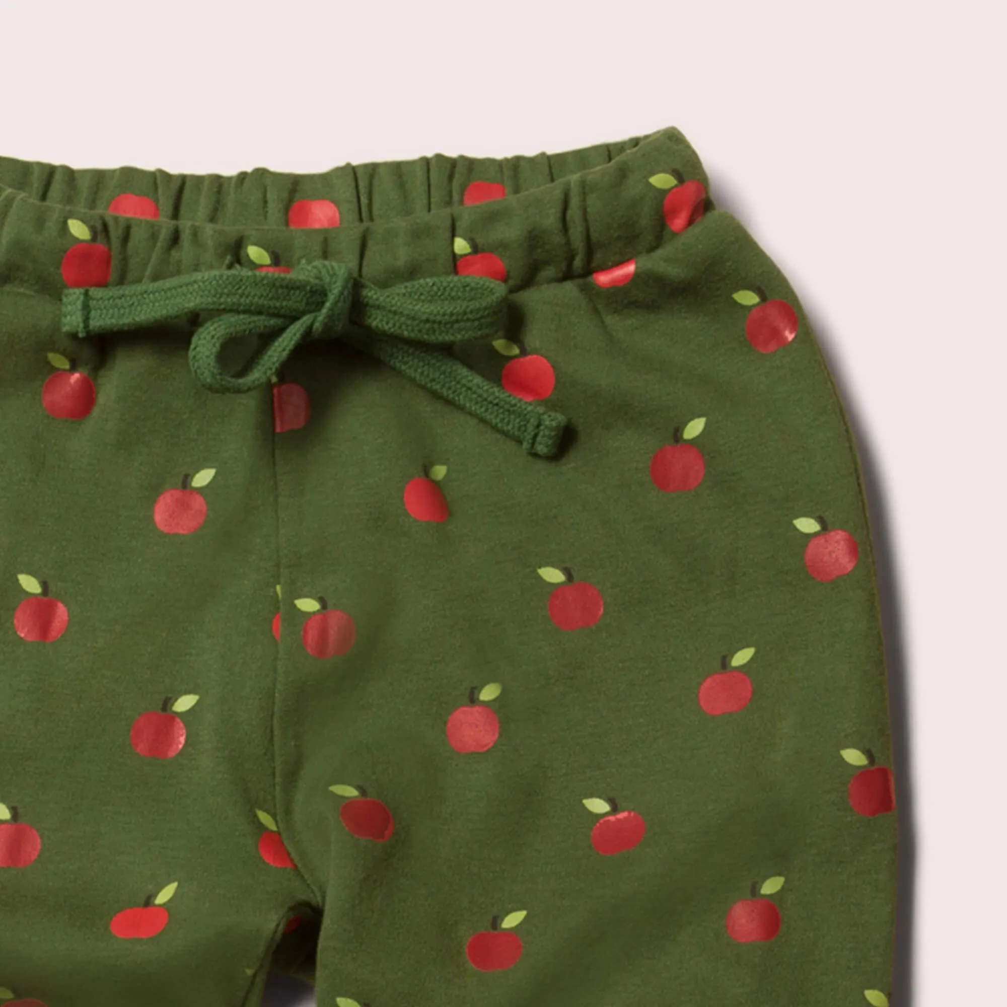 Red Apples Cosy Knee Patch Joggers