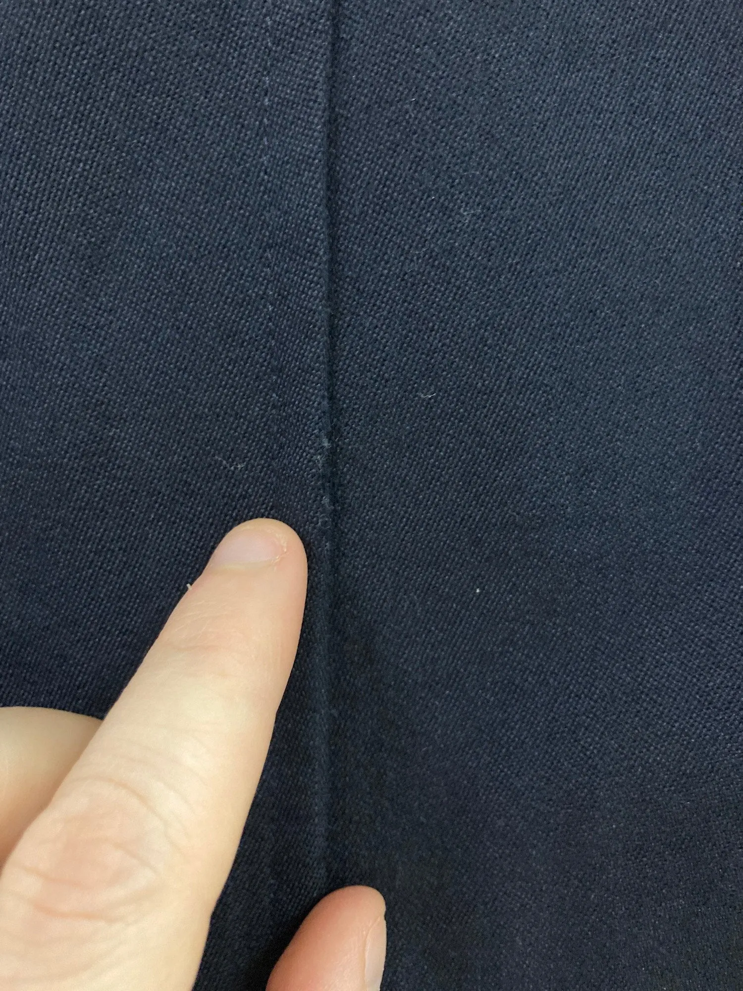 Robe de Chambre Comme des Garcons 1980s dark navy wool cropped jacket