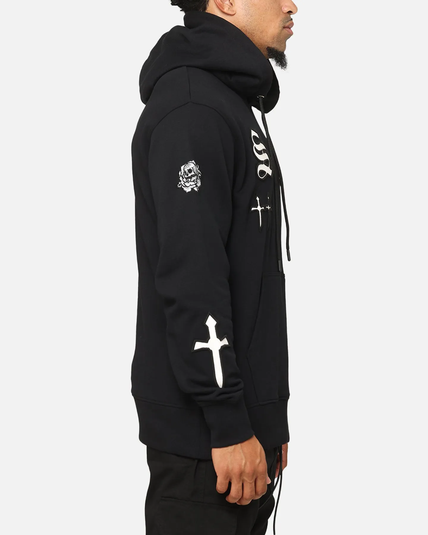 Saint Morta Graveyard V2 Hoodie Black/White