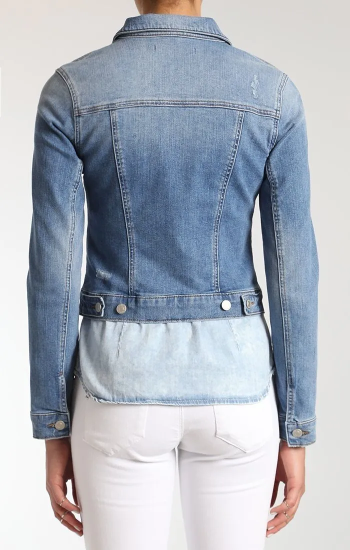 SAMANTHA JACKET IN LT INDIGO VINTAGE