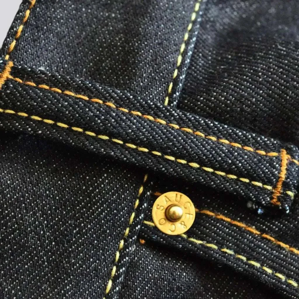 Selvedge raw jeans
 for men