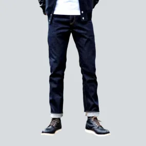 Selvedge raw jeans
 for men