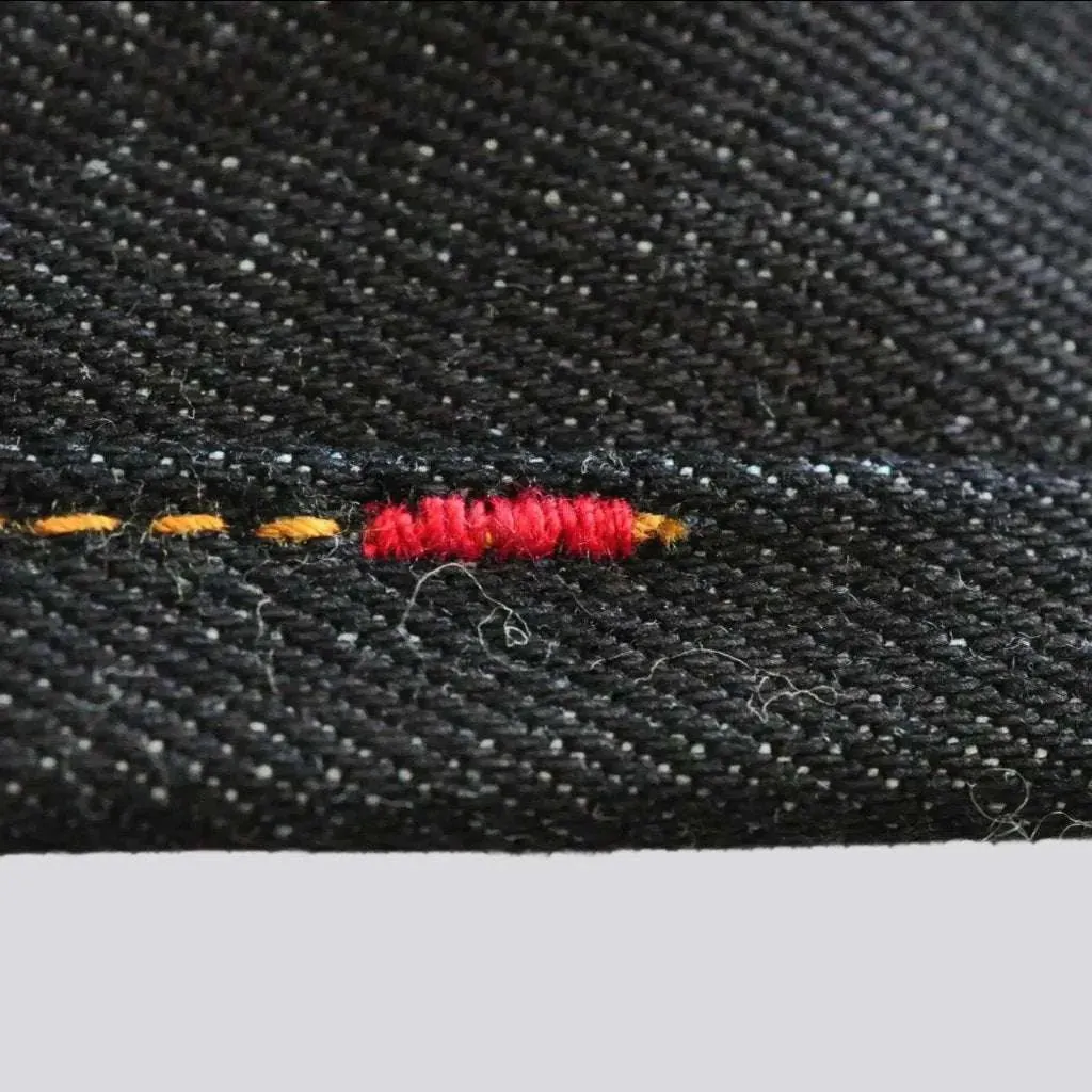 Selvedge raw jeans
 for men