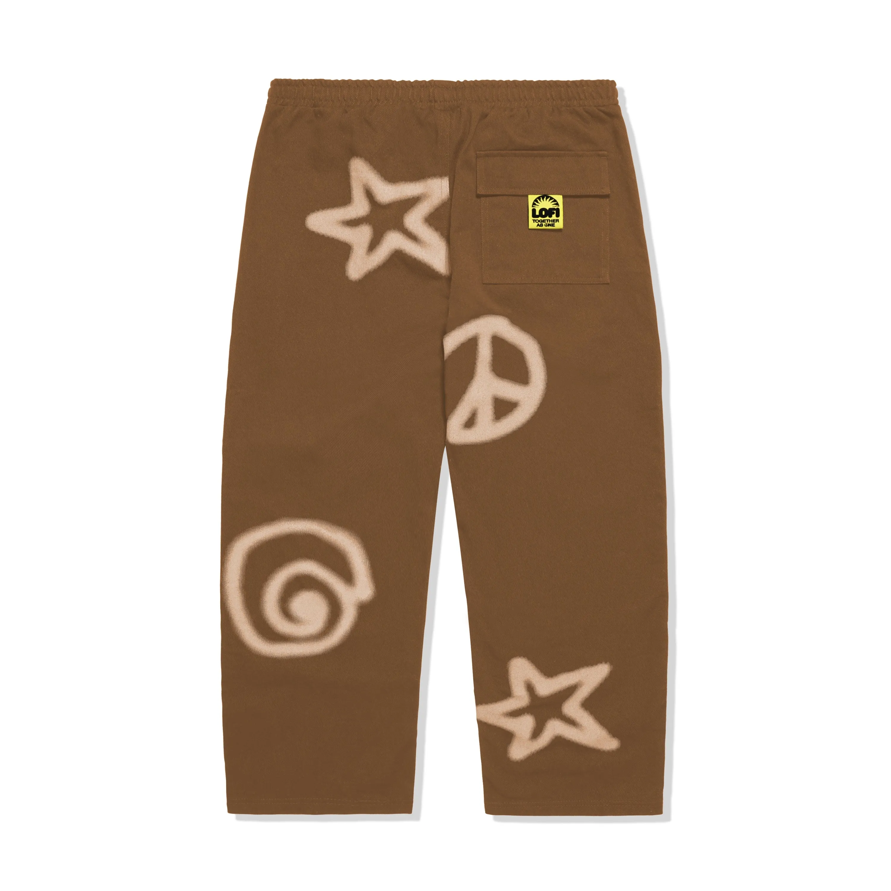 Shapes All Over Pants, Brown