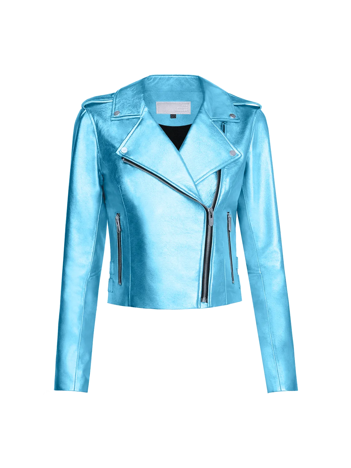 The Metallic Biker Crop
