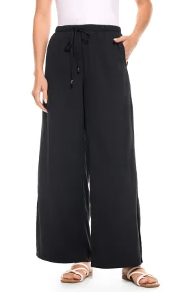 Women's Petra Wide Leg Pants  |  Black