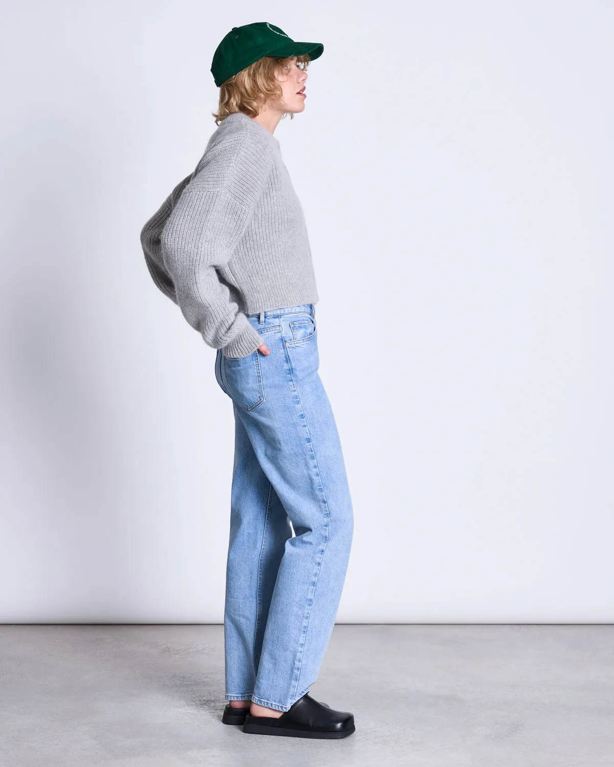 WOOLY CARDIGAN BENI LIGHT GREY