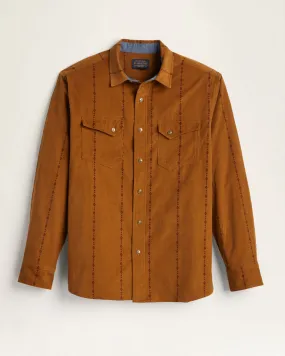 Wyatt Corduroy Shirt - Golden Brown